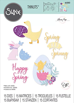 Sizzix Thinlits Dies Spring Has Sprung 665802