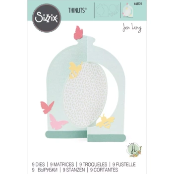 Wykrojnik do kart Thinlits, Bell Jar Sizzix 666124