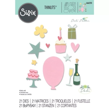 Wykrojnik Thinlits Sizzix Fabulous Everyday Shapes 666220