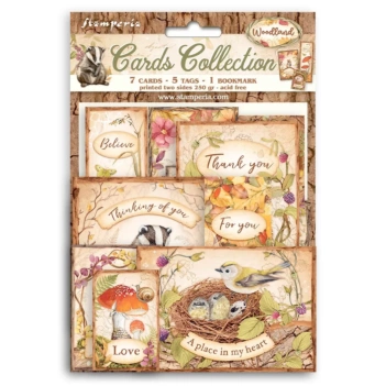Stamperia Romantic Woodland Cards Collection