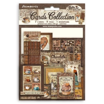 Coffee & Chocolate Stamperia Card Set