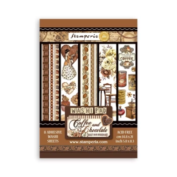 Coffee & Chocolate Stamperia Sticker Kit