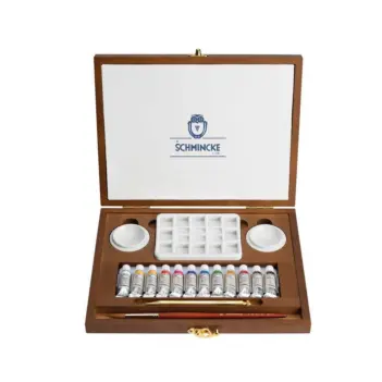 Horadam Deluxe Wooden Box Horadam Schmincke Special Edition Retro Horadam Watercolour 5ml