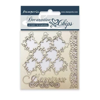 Die-cut de Madera Lace and Border Stamperia

