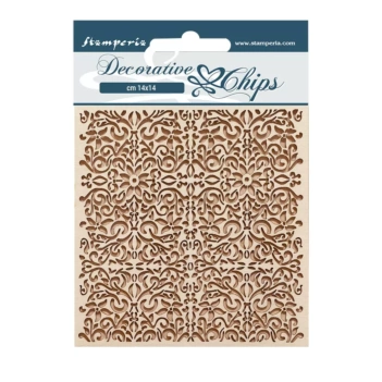 Chipboard Die-Cuts Pattern Vintage Library Stamperia