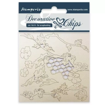 Die-cut de Chipboard Poinsettia Stamperia

