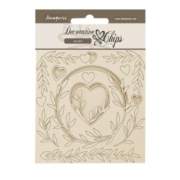 Spanplatten-Stanzformen Herzen Romance Forever Stamperia
