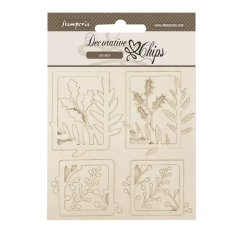 Die-cuts de chipboard For You Romantic Gear Up For Christmas Stamperia