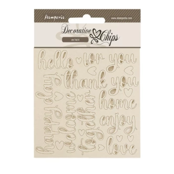 Die-cuts de chipboard Calabazas Romantic Golden Harmony Stamperia