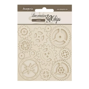 Die-cuts de chipboard Engranajes Alterego Stamperia