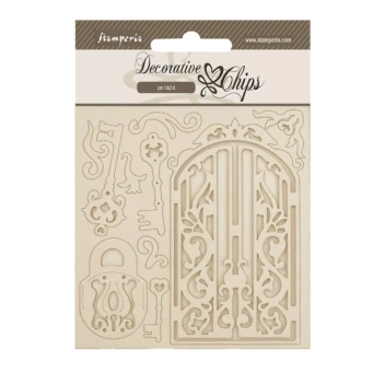 Set 4 hojas de tela Fabric Old Lace Stamperia 30x30cm