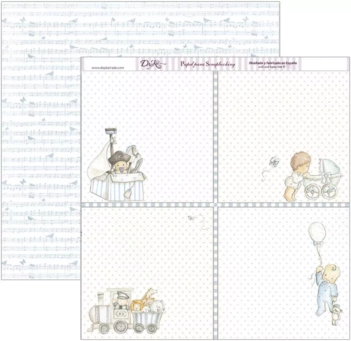 Dayka Pirate Baby 12 x 12 pol. Papel
