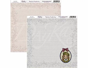 Papierowa Papierowa Figurka Dziewczyny SCP-051 z Ramką 4 Dayka 30x30cm