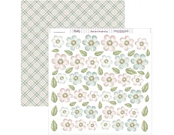 Dayka Blumen Papierbogen 30x30cm SCP-100