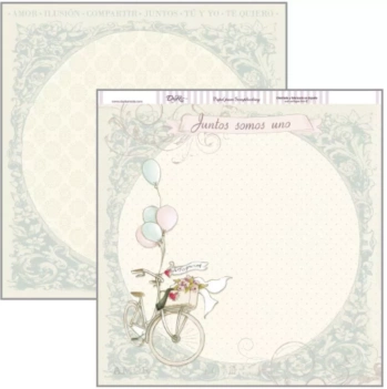 Papel Juntos somos um 30x30cm Dayka