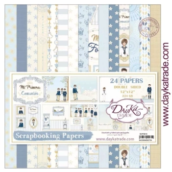 Kit de scrapbooking Mi primera comunión niña 2019 Dayka 30x30cm