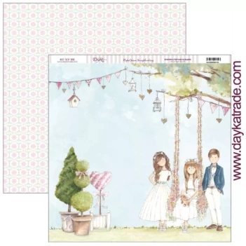 Dayka Girl Celebration Paper 30x30cm