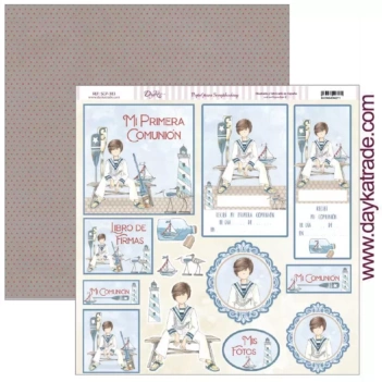 Papier fête enfant Dayka 30x30cm