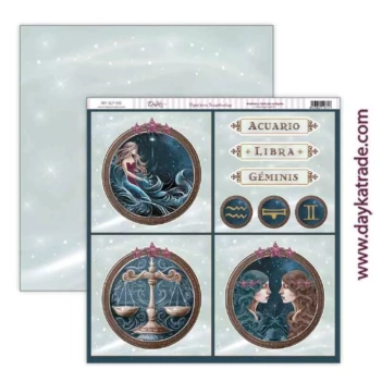 Papel SCP-543 Aire Escrito en las Estrellas Dayka 30x30cm