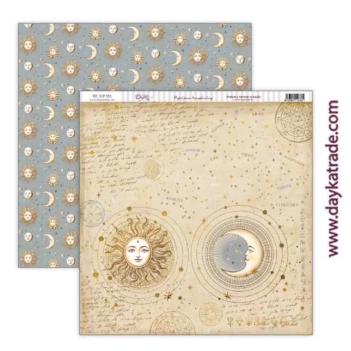 Dayka Trade Escrito en las Estrellas Papier SCP-550 Zon en de Maan 30x30cm