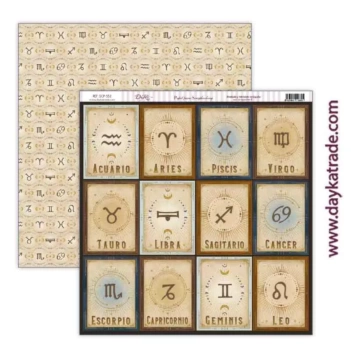 Papel SCP-552 Cartões Símbolos Escrito en las Estrellas Dayka 30x30cm