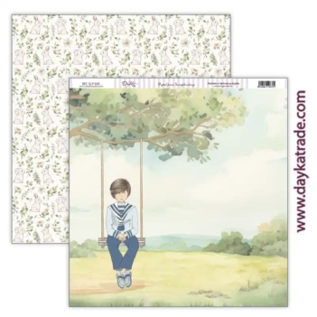 Papel SCP-640 Menino Marinheiro Em Comunhão com a Natureza Dayka 30x30cm