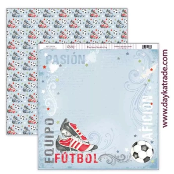 Dayka Pasión por el Fútbol Papier SCP-654 Team 30x30cm