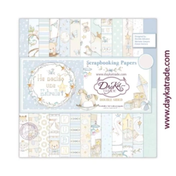 Kit de Scrapbooking Ha Nacido una Estrella Niño Dayka 20x20cm