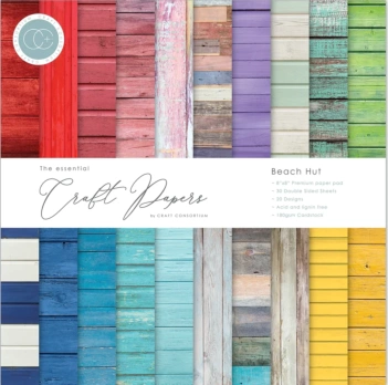 Scrapbooking-Set Beach Hut Craft Consortium, 20 x 20 cm