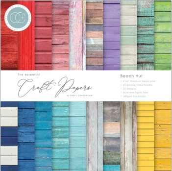 Scrapbooking-Set Beach Hut Craft Consortium, 15 x 15 cm