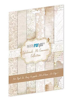 Kit 6 Brown Girl Rice Papers Celebrating my Communion PapersForYou 30x21cm
