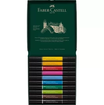 Doos met 10 Pitt Artist Pen Dual Faber-Castell Markers