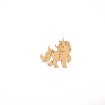 Silueta en DM Unicornio Caminando