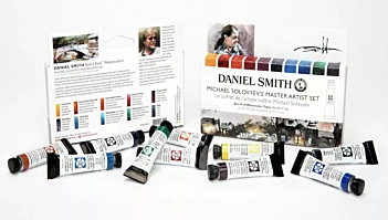 Conjunto de 10 Aquarelas Extrafinas Tubo Daniel Smith de Michael Solovyev 5ml