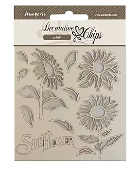 Papel de arroz Vintage car Sunflower Art Stamperia 21x29,7cm