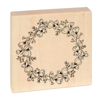 Sello de Madera Corona Blumen Artemio