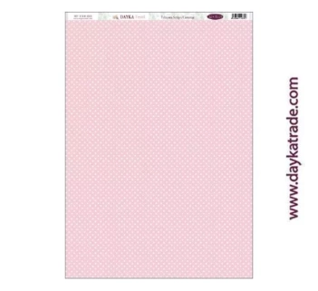 Tela Patrón Puntos Rosa Dayka 33x70cm DTXM-2001