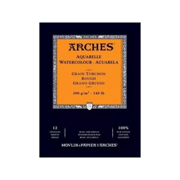 Álbum para Acuarela Grano Grueso 300g/m² Arches 26x36cm

