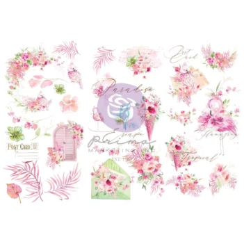 Rub-On Postcards From Paradise Prima Marketing