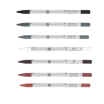 Sennelier-potlood met pastelstift