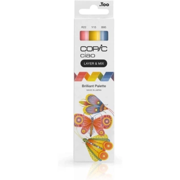 Set van 3 Copic Ciao Layer &amp; Mix Brilliant markers
