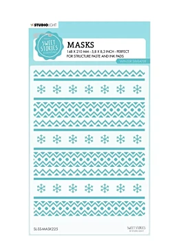 Wintertrui Sweet Stories Studio Light Stencil-sjabloon