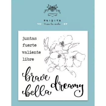 Flora Fridita Stamp 10x10

