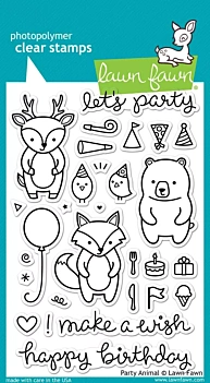 Lawn Fawn Clear Stamp -  Party Animal - LF893