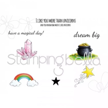 Sellos de caucho Large Post It Stamping Bella