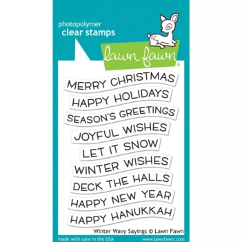 Transparent stamps Offset Sayings: Christmas Lawn Fawn