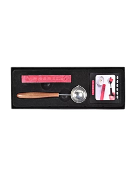 J.Herbin red sealing wax and spoon set