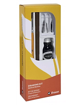 Conjunto de canetas de desenho Brause