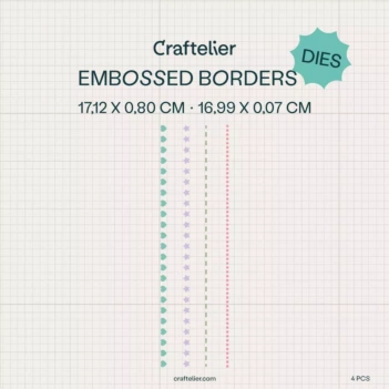 Craftelier Embossed Edges Die Set
