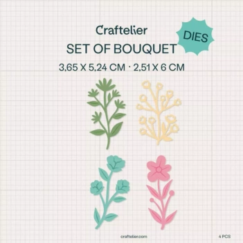 Zestaw Wykrojników Bouquet Craftelier